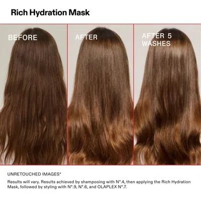 Olaplex Rich Hydration Mask For Dry Or Medium To Thick Hair 6.7 Oz. In White