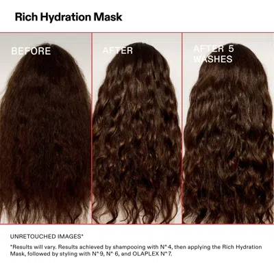 Olaplex Rich Hydration Mask For Dry Or Medium To Thick Hair 6.7 Oz. In White