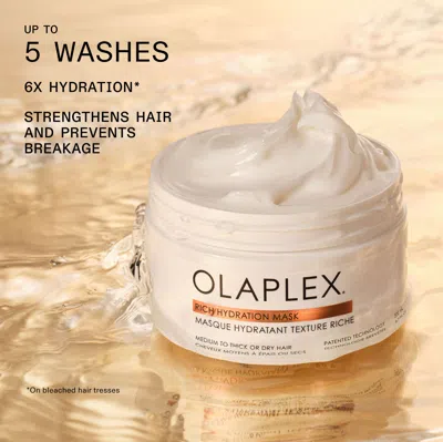 Olaplex Rich Hydration Mask For Dry Or Medium To Thick Hair 6.7 Oz. In White