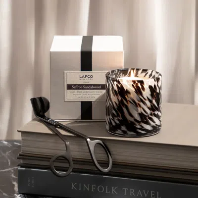 Lafco Saffron Sandalwood Candle In Multi