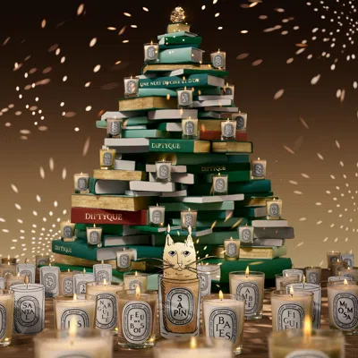 Diptyque Sapin (pine Tree) Candle (limited Edition) In Gold