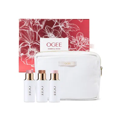 Ogee Shimmer All The Way Holiday Highlighter Set In Multi