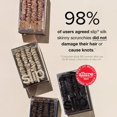 Slip X Bluemercury Pure Silk Skinny Scrunchie Cracker (limited Edition)