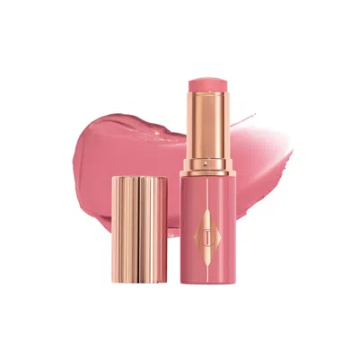 Charlotte Tilbury Unreal Lip + Cheek Glow Blush Stick With Hyaluronic Acid