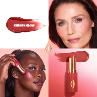 Charlotte Tilbury Unreal Lip + Cheek Glow Blush Stick With Hyaluronic Acid
