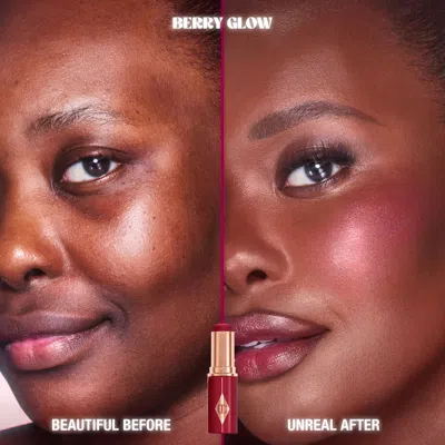 Charlotte Tilbury Unreal Lip + Cheek Glow Blush Stick With Hyaluronic Acid