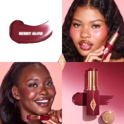 Charlotte Tilbury Unreal Lip + Cheek Glow Blush Stick With Hyaluronic Acid