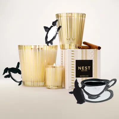 Nest Winter Chai Candle (limited Edition) In Yellow