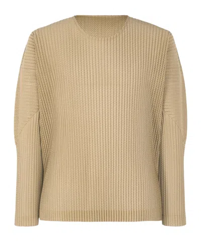 Issey Miyake Light-mesh T-shirt In Neutral