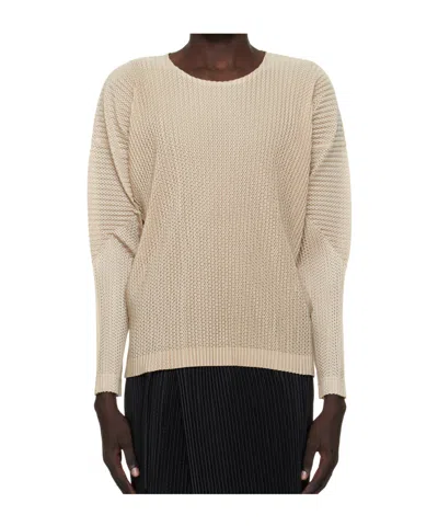 Issey Miyake Light-mesh T-shirt In Neutral