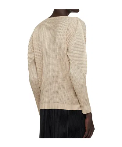 Issey Miyake Light-mesh T-shirt In Neutral