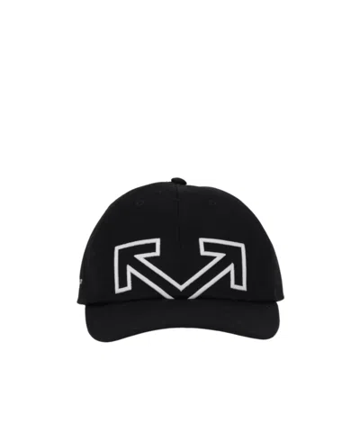 Off-white Heritage Arrow Baseball Cap In Black