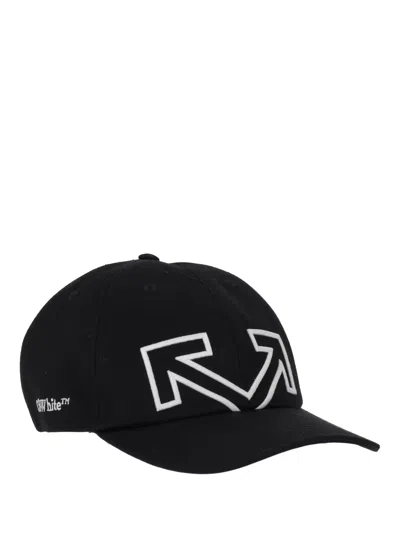 Off-white Heritage Arrow Baseball Cap In Black