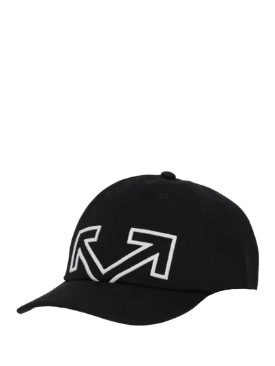 Off-white Heritage Arrow Baseball Cap In Black