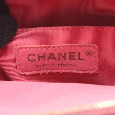 Pre-owned Chanel Matelasse Pink Leather Backpack ()