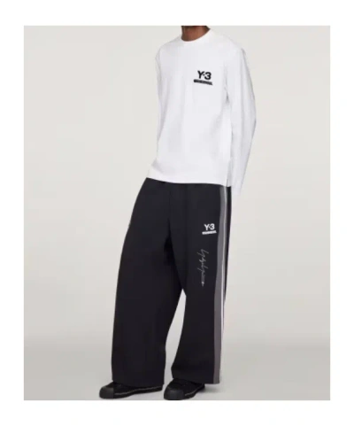 Y-3 Nbhd Logo Long Sleeve T-shirt In White