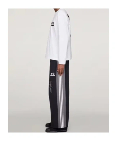 Y-3 Nbhd Logo Long Sleeve T-shirt In White