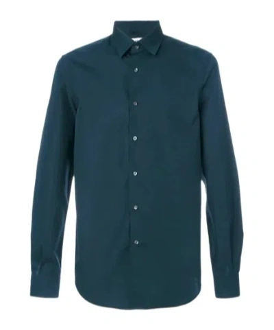 Aspesi Gathered Cuffs Shirt In Animal Print