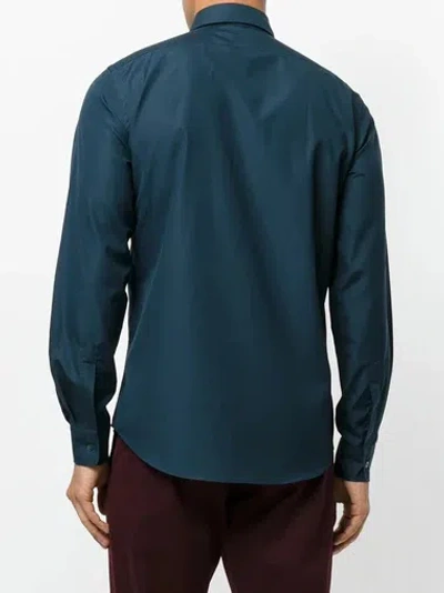 Aspesi Gathered Cuffs Shirt In Animal Print