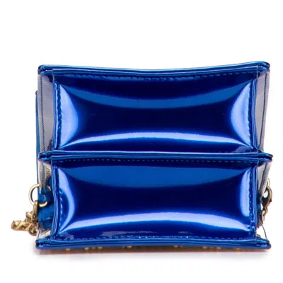 Pre-owned Dior Christian  Blue Leather Shoulder Bag ()