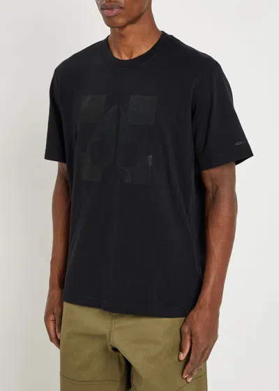 Moose Knuckles Finchley Logo-appliquéd Cotton T-shirt In Black