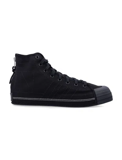 Y-3 Nbhd Y-3 Nizza Hi Sneakers By Neighborhood In Black