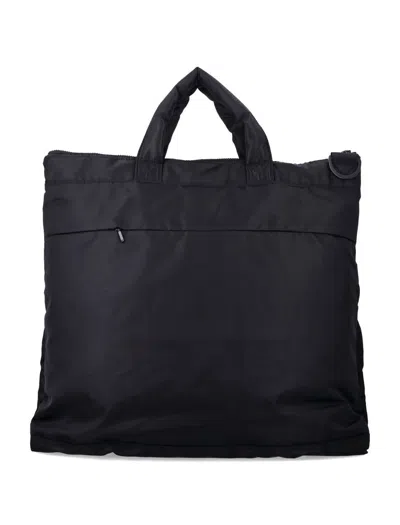 Y-3 Nbhd Padded Nylon Tote Bag In Black