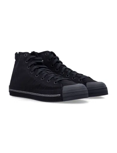 Y-3 Nbhd Y-3 Nizza Hi Sneakers By Neighborhood In Black