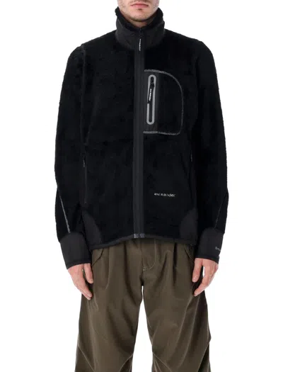 And Wander 18 High Loft Fleece Jacket In Black