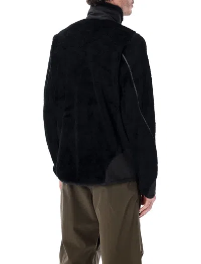 And Wander 18 High Loft Fleece Jacket In Black