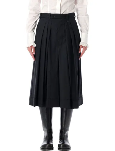 Vivienne Westwood Black Wool Culotte Pants In Black