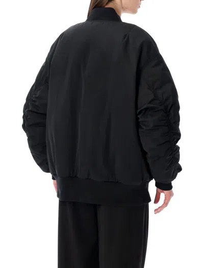 Dolce & Gabbana Nylon Jacket With Wrinkled Effect In Black