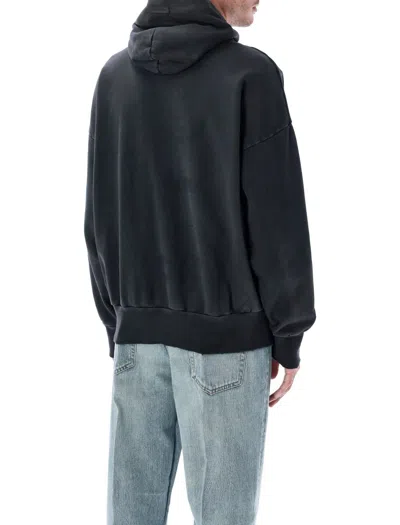 Fear Of God Hooded Knitwear With Ribbed Cuffs And Hem In Blue