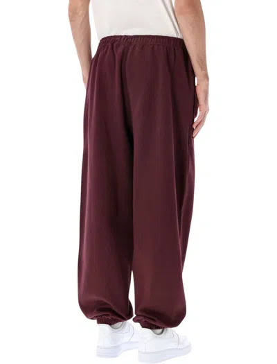 Nike Logo-embroidered Track Pants In Brown