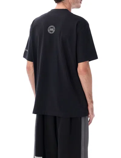 Y-3 Nbhd Logo Tee In Black