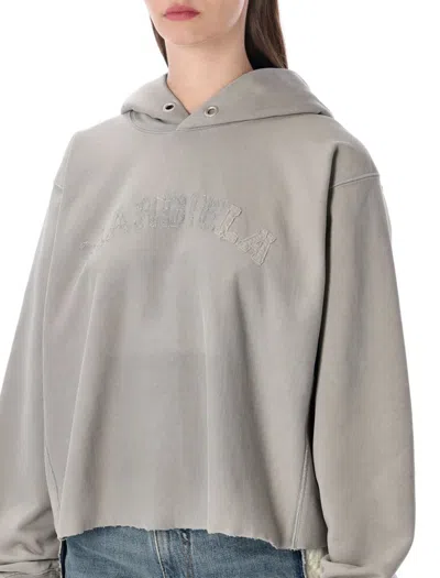 Maison Margiela Hooded Sweatshirt Dove In Gray
