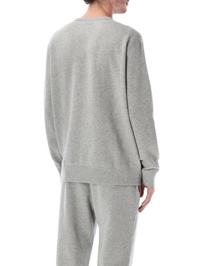 Polo Ralph Lauren Cotton-blend Crewneck Sweatshirt In Gray