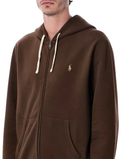 Polo Ralph Lauren Long Sleeve Shirts Man Ralph Lauren - Lspohood M2 Long Sleeve Knit - Brown In Brown