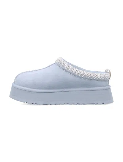 Ugg Tazz Suede Platform Slipper In Blue