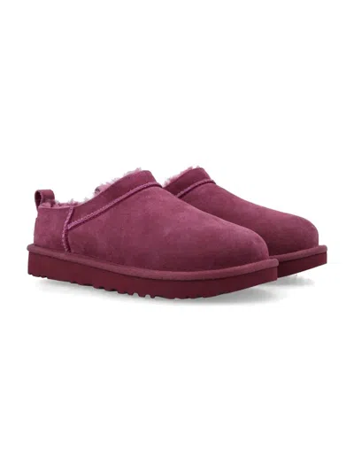 Ugg Classic Micro Suede Sheepskin Boots In Purple
