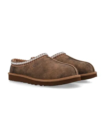 Ugg Tasman Baxter Slippers With Braided Details In Brown