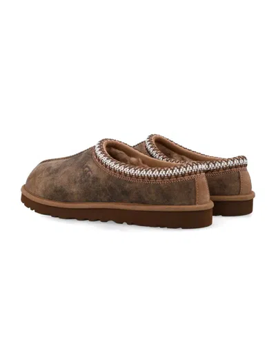 Ugg Tasman Baxter Slippers With Braided Details In Brown