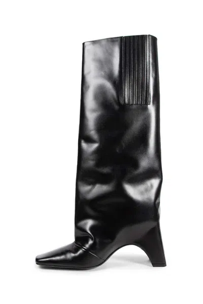 Coperni Women Bridge Leather Boot In Animal Print