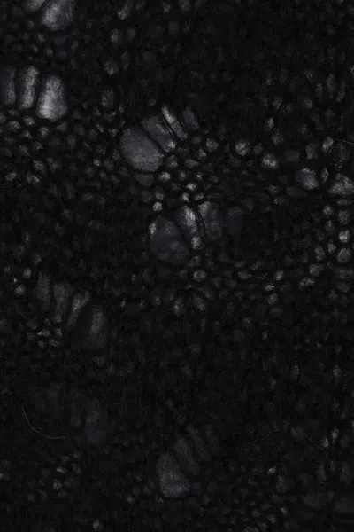 Comme Des Garçons Open-work Long-sleeve Sweater In Black