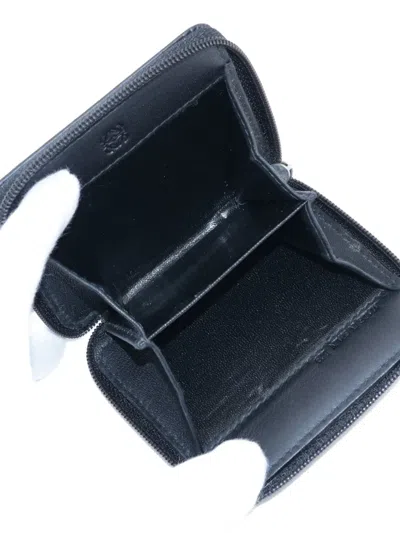 Pre-owned Loewe 1990-2000s Zip Coin Pouch In Black