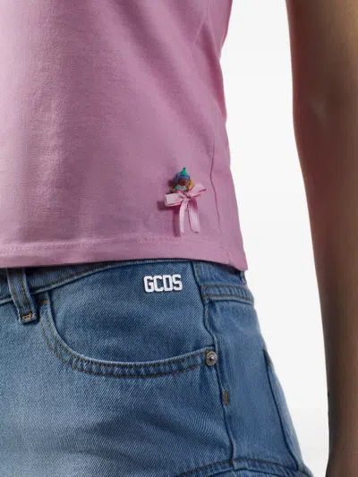 Gcds Polly Pocket Bling T-shirt In Pink