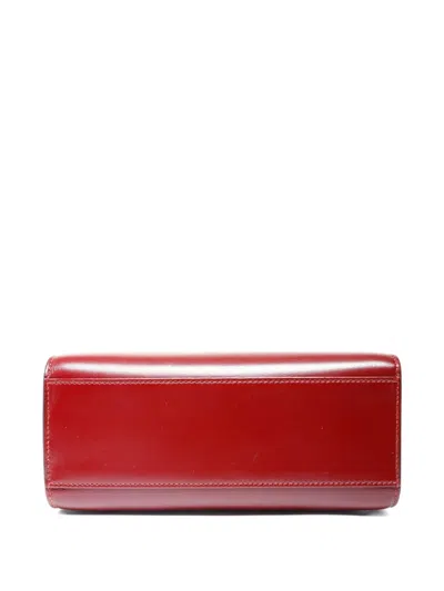 Pre-owned Hermes 2014 Kelly Sports Leather Tote Bag In Red