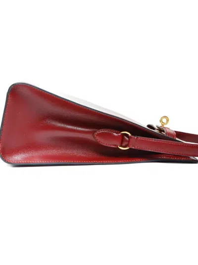 Pre-owned Hermes 2014 Kelly Sports Leather Tote Bag In Red