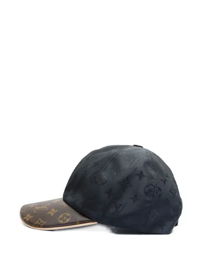Pre-owned Louis Vuitton 2022 Monogram Get Ready Cap In Black