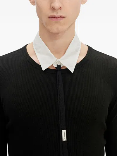 Ann Demeulemeester Poplin Cotton Collar